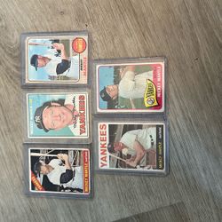 Mickey Mantle Cards X 5