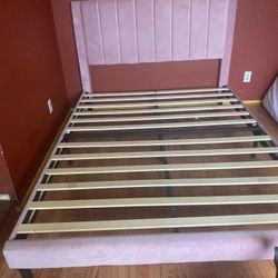 Queen Pink Bed Frame