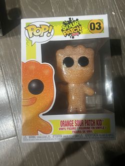 Limited Edition, Orange, Sour Patch Kid funko pop and 