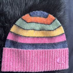 Coach Color Block Beanie 