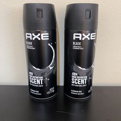 2Pack Axe Black Long Lasting Men's Deodorant, Frozen Pear and Cedarwood, 4 oz