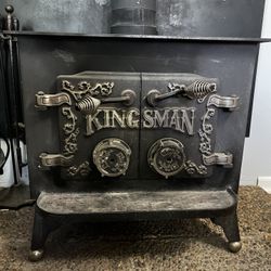 Kinsman Woodburning stove fireplace. 