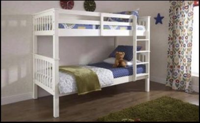 NEW BUNK BED TWIN TWIN WITH MATTRESS INCLUDED