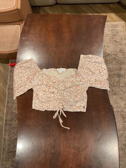 Roxy Floral Crop Top Size L