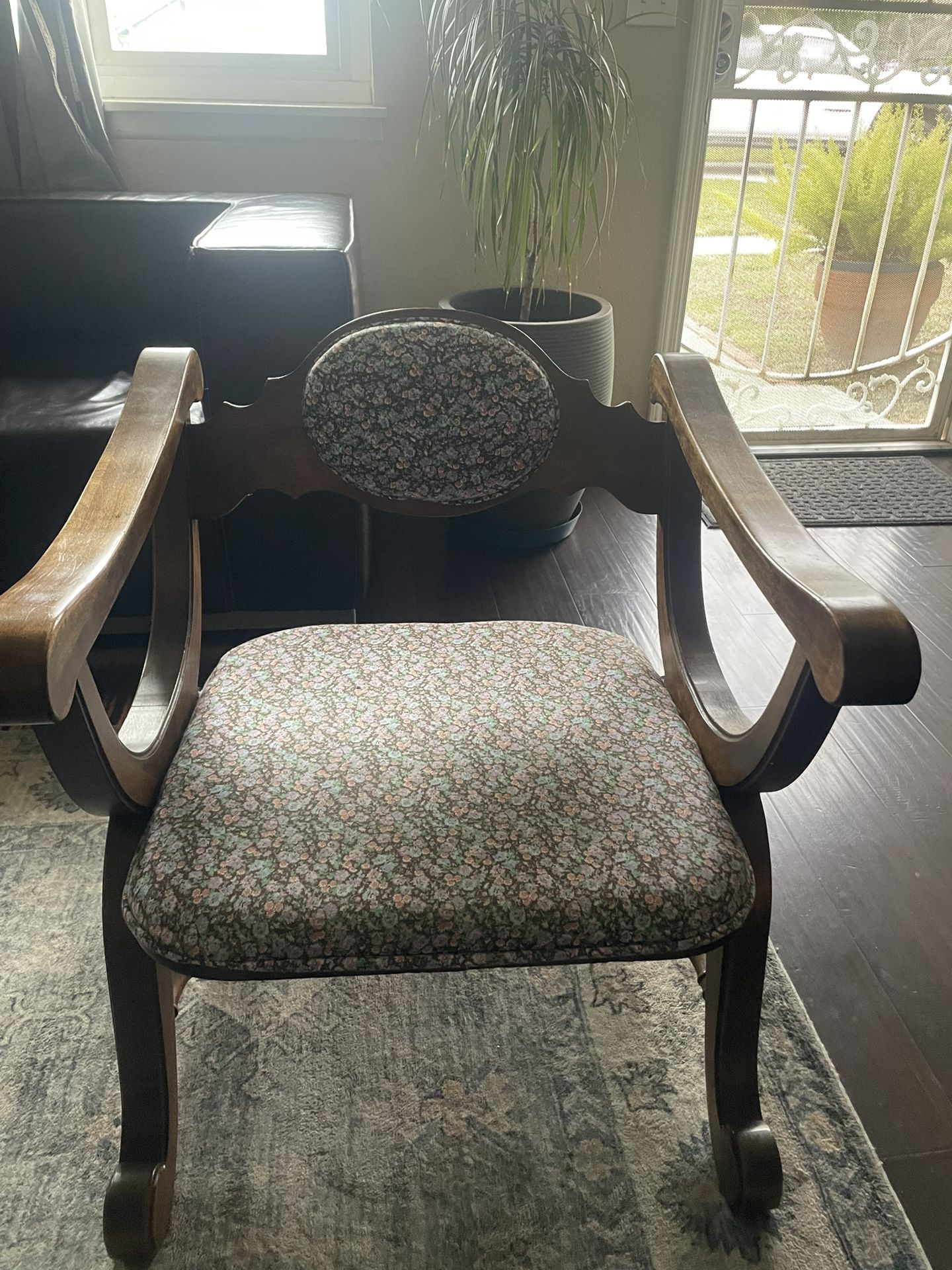 Mid century wooden chair