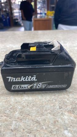 Makita 6.0ah 18v lithium ion battery. 70521680