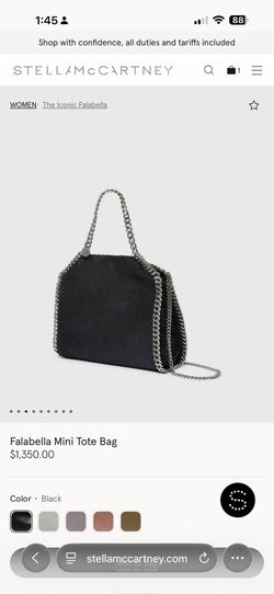 STELLAMCCARTNEY Falabella Mini Tote Bag $1,350.00