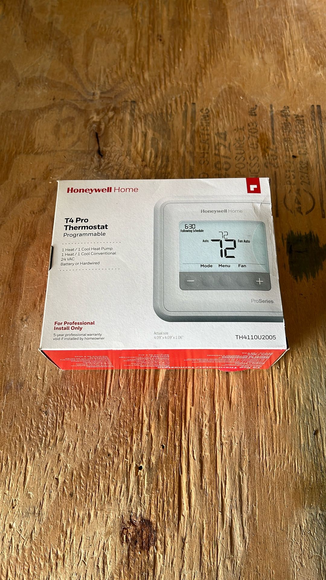T4 Pro Programmable Thermostat New 