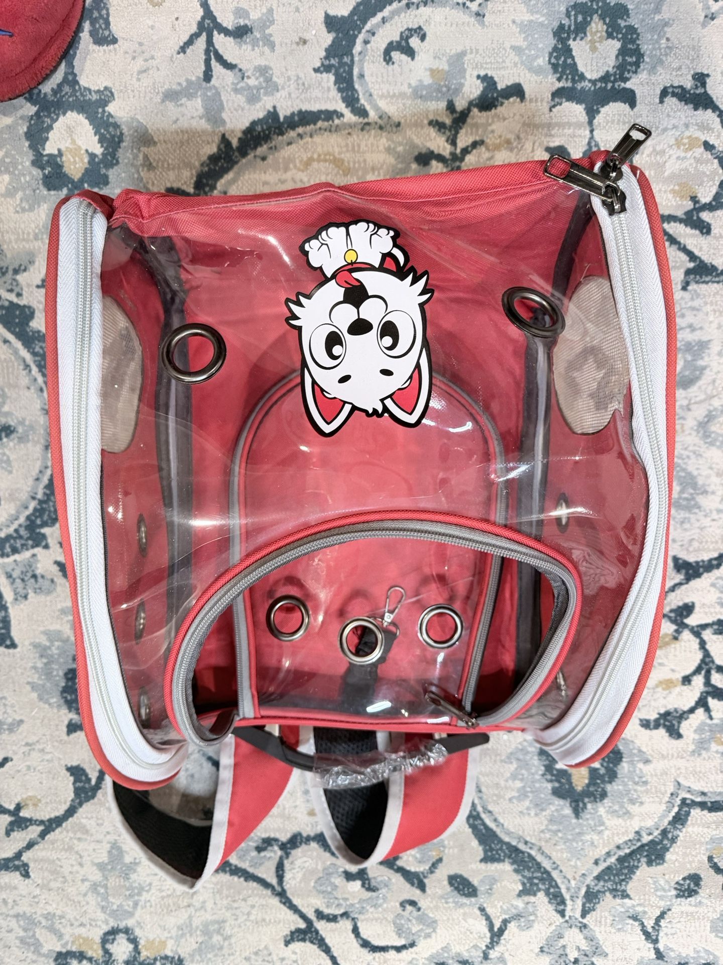 Pet Carrier Backpack – Breathable, Transparent Window