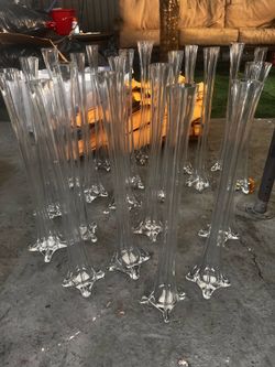 20 Eiffel Tower Vase For Centerpiece 16”