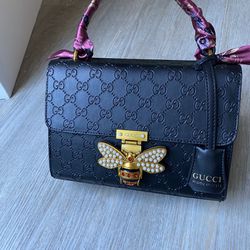 Gucci Queen Bee Top Handle Bag 