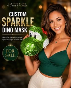 Yoshi costume mask