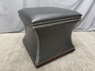 STEIN WORLD Dion Lift Top Faux Snake Skin Storage Ottoman