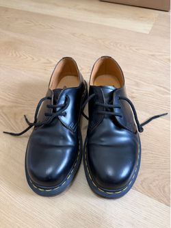 Dr. Martens 3-Eye Oxford Shoes Black Leather EU 39 / US 7