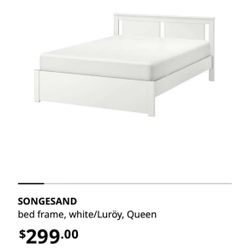 QUEEN SIZE BED FRAME WITH HEADBOARD