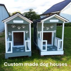 Victor’s dog houses