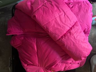 Hot Pink Puffer Jacket