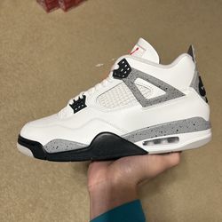Size 11 - Air Jordan 4 Retro OG 2025 White Cement
