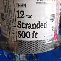 #12 AWG, Stranded Black