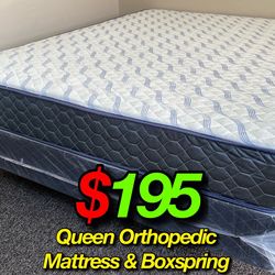 Queen supreme orthopedic MatresAndboxspring