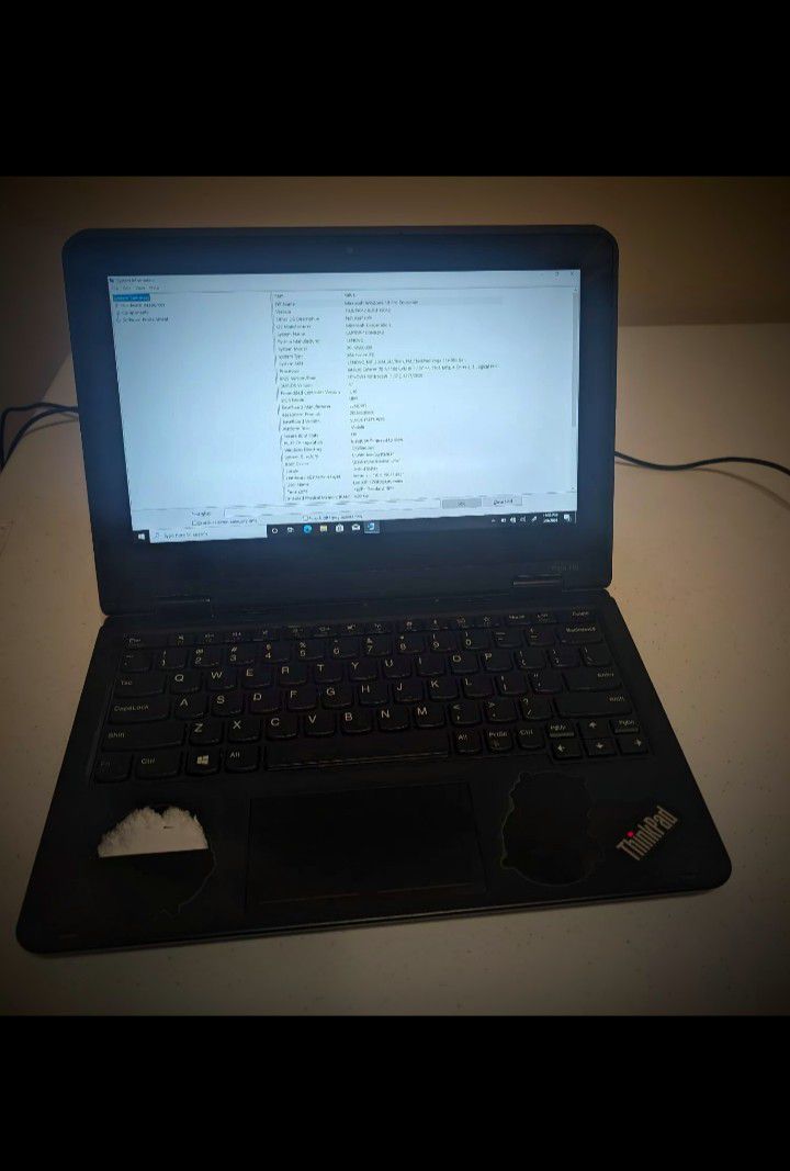( touchscreen ) ( Laptop )  

IBM Lenovo thinkpad 11e yoga Gen6 128gb SSD 8gb Ram

Windows 11 pro

 Intel i5 1.6ghz 8th generation