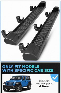 Jeep Wrangler running Boards