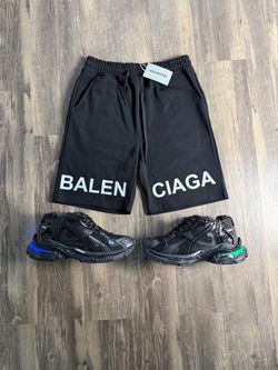 Brand New Balenciaga LED Sneakers With Shorts and Box And Dust Cover men’s size 8, 9, 10, 11, and 12 available. Shorts size small, medium, and large