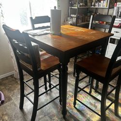 Bar Height Table And Chairs
