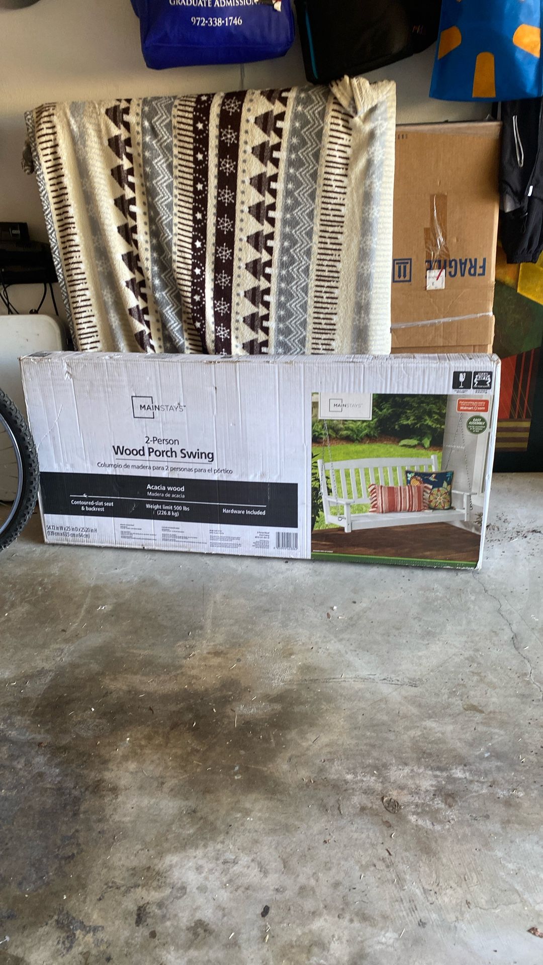 Wood Porch Swing