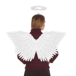 Angel Wings and Halo White Costume Christmas Halloween
