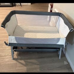 Baby Bassinet with Mattress and storage