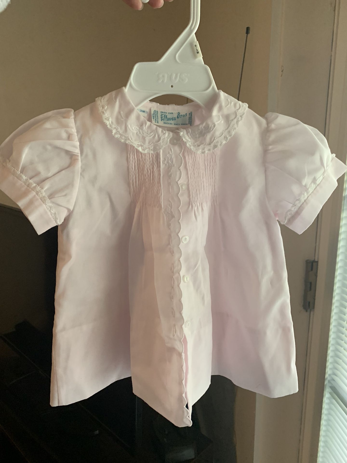 Feltman Bros Light Pink Baby Girl Dress 3months
