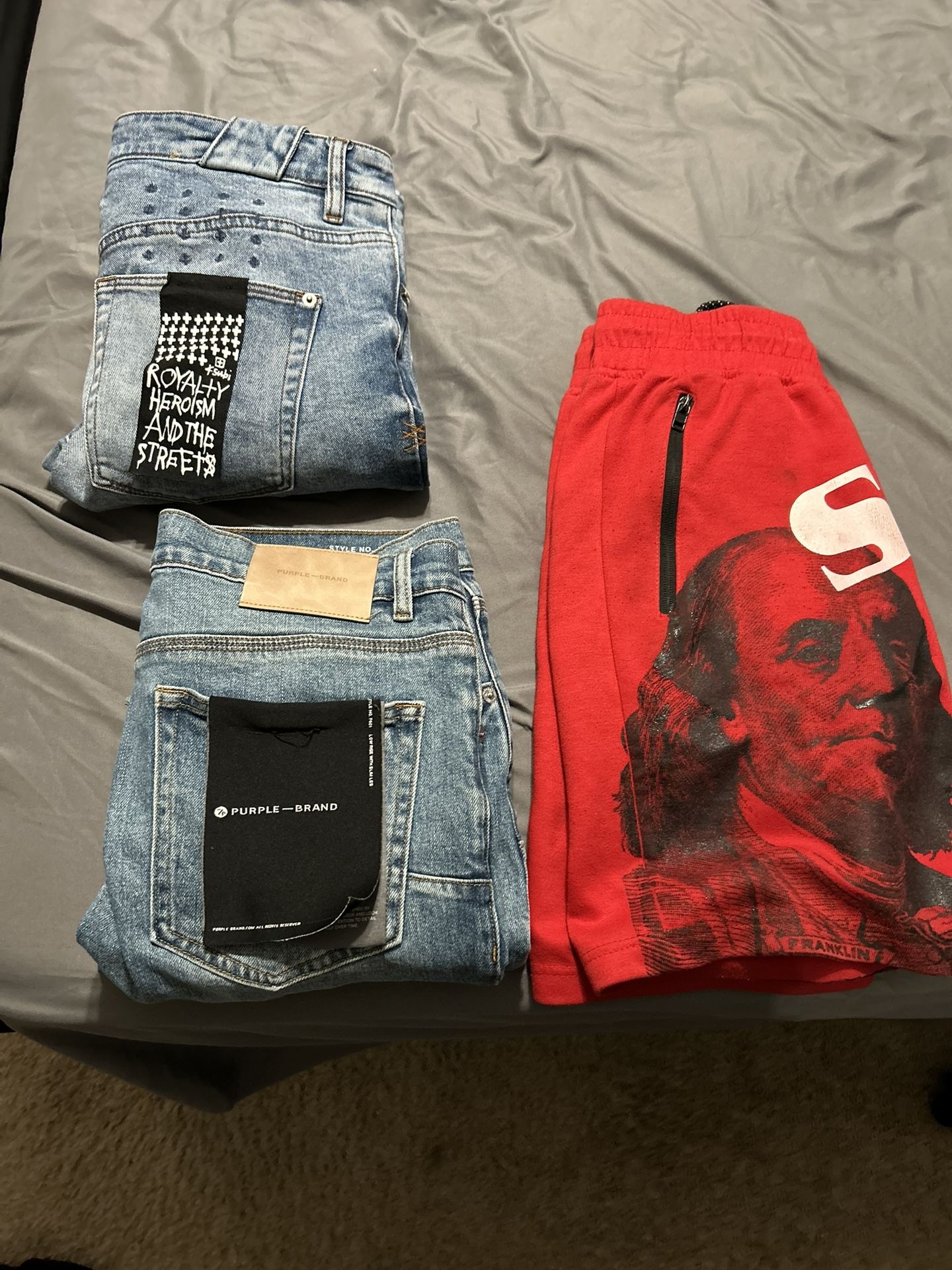 Ksubi , Purples , Sdl Shorts