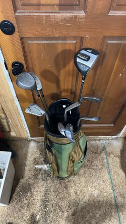 Golf Clubs and Bag