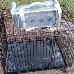 36 Dog Cage Tray+Carrier 30.00