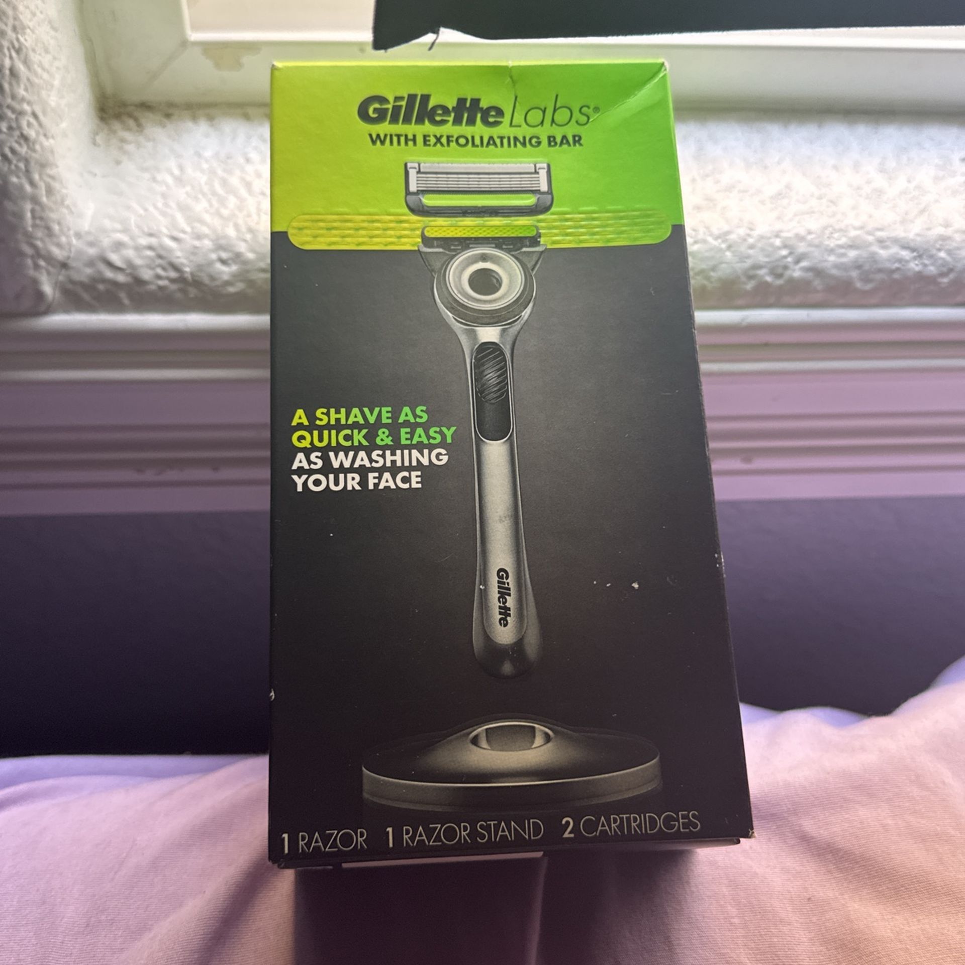 New New Gillette With Exfoliating