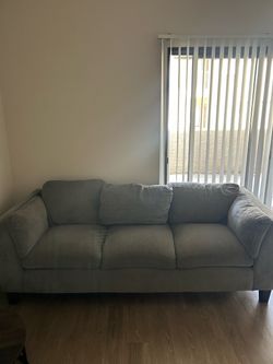 Gray Fabric Couch