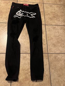 Ice cream ripped  jeans