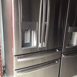 GE Profile 4 Door French Door Refrigerator W/ 27.6.cu.ft Total Capacity 