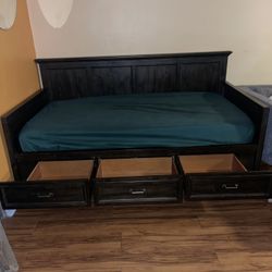 Twin XL Bed Frame And Mattress 