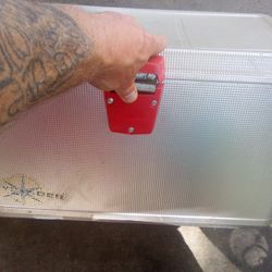 Vintage 50s aluminum cooler