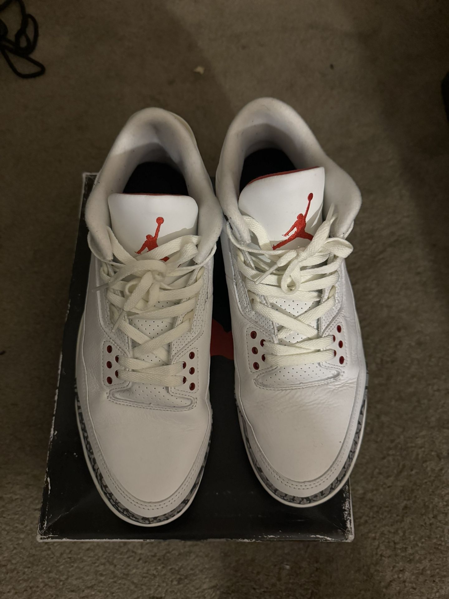 Used Jordan 3 Reimagineds Black Size 12