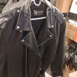Gently Used Leather Lines Jacket $50 
