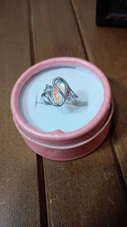 Sterling silver 925 opal ring