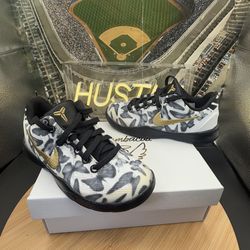 Kobe 8 Protro “Mambacita” Gigi White Gold Black (PS) Sz 11.5C (FN0267-102)