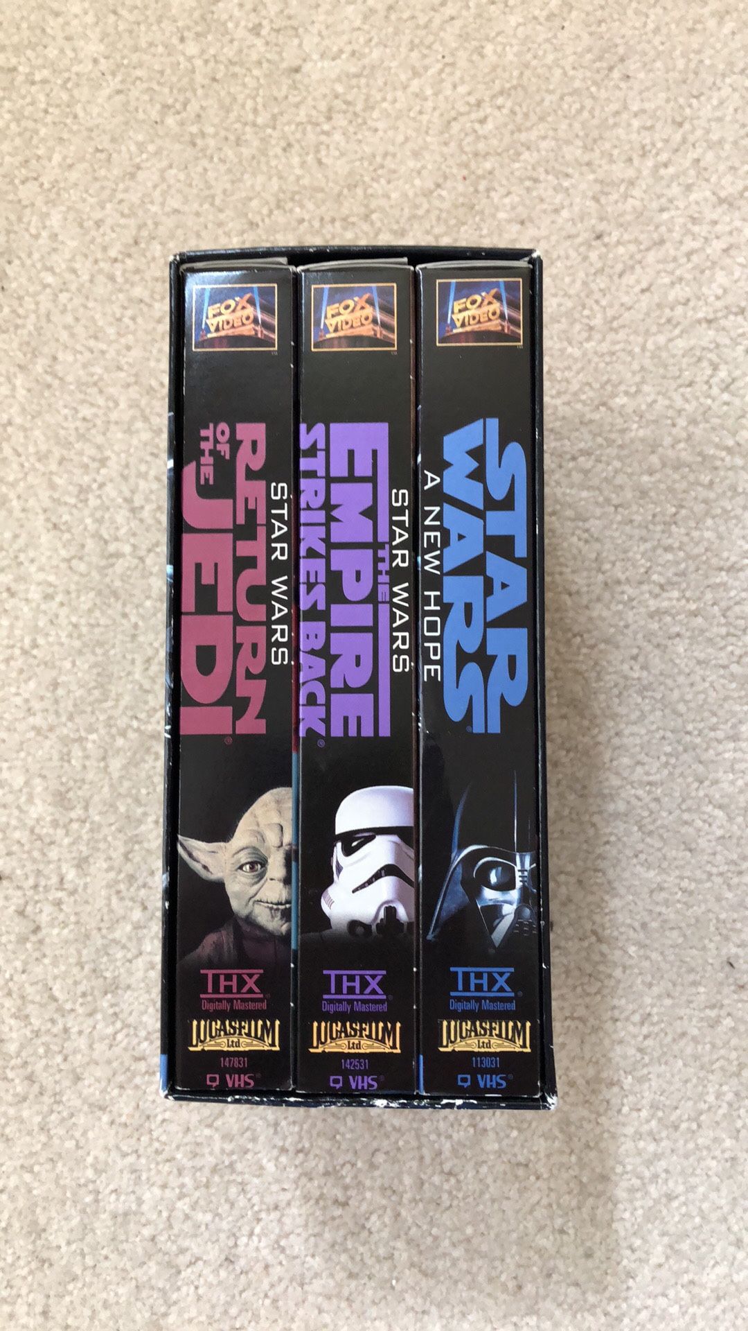Star Wars Original Trilogy VHS Box Set