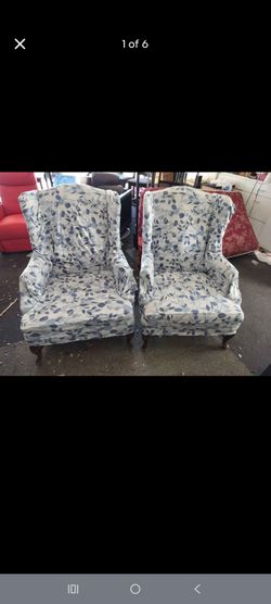 2 piece wingback chair covered patterned wing arm chairs with haoyong slip covers.