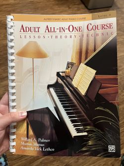 ADULT ALL-IN-ONE Piano COURSE -Level 1-