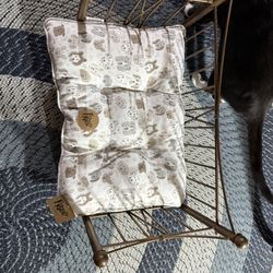 Dog  Bed With New Pillow, Metal 