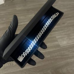 Moissanite 15mm Cuban Link Bracelet – VVS1 Clarity – Passes Diamond Test – 7″ & 8″